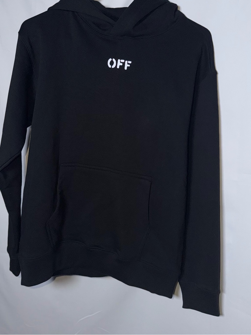 NWT Off-White Black Graphic Hoodie RARE